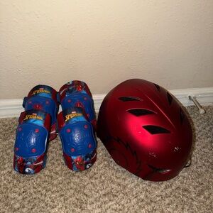 Spider-Man Helmet and Protective Gear Set